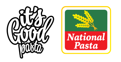 its good pasta and national pasta logo