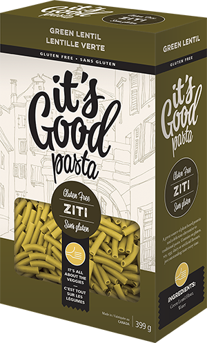 green lentil ziti its good pasta box